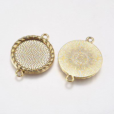 Сплавочные коннекторы для кабошонов X-PALLOY-A15774-AG-FF-1