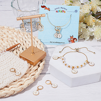 Брелки из сплава эмали с блокировкой маркеры петель AJEW-PH01457-02-1