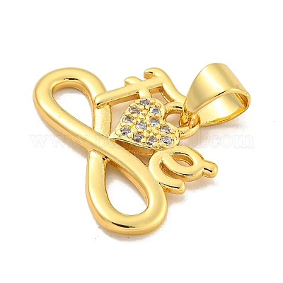 Покрытие стойки латунь микропаве прозрачные подвески из кубического циркония KK-B091-49G-01-1