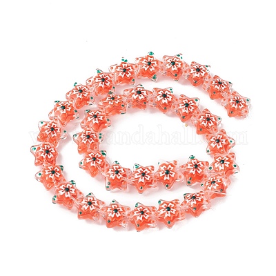 Прозрачные стеклянные бусины LAMP-F029-03E-1