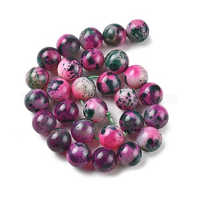 Природные многоцветные агат бисер пряди G-A261-B15-14mm-1