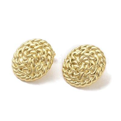 Серьги-гвоздики из нержавеющей стали 304 EJEW-K272-02A-G-1