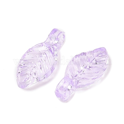 Прозрачные акриловые брелоки OACR-G054-02F-1