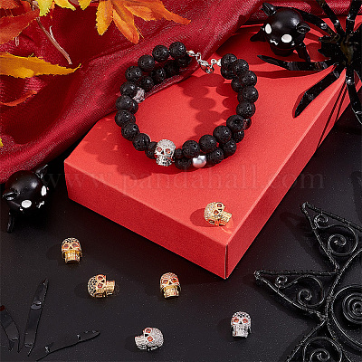 8 шт. 4-х цветные латунные микрофибровые бусины из кубического циркония KK-PH0006-30-1