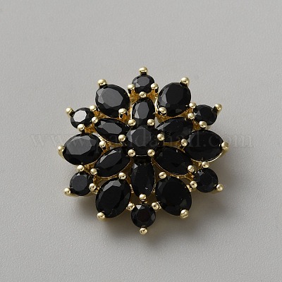 Латунные микро проложить куб кнопки циркония DIY-WH0888-807G-01-1