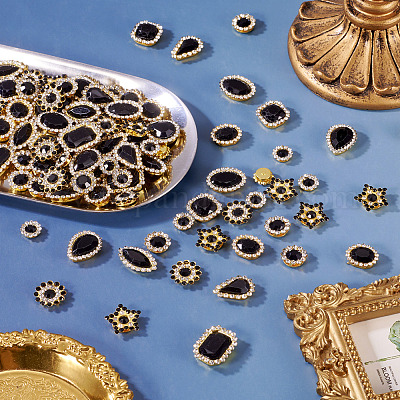 100 шт. пришивные стразы в форме капли/сердца/звезды FIND-TA0006-69A-1