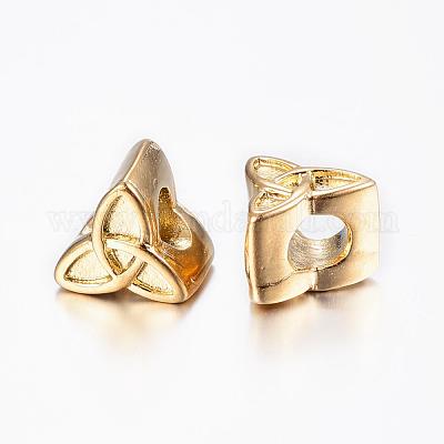 Европейские бусины из нержавеющей стали 304 с эмалированными оправами STAS-H368-30-1