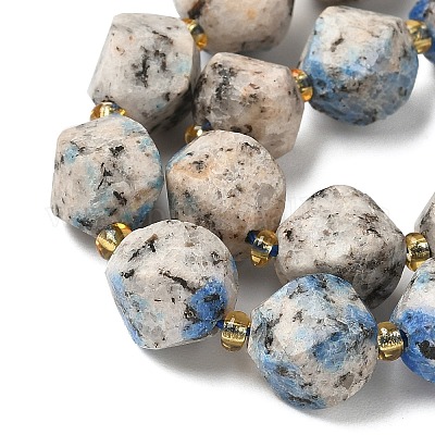 Нити бусин из натуральной кунжутной яшмы G-U023-A08-01-1