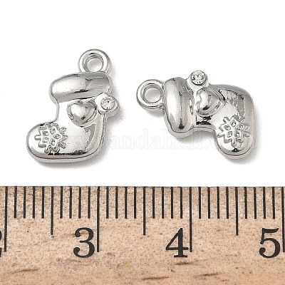 Рождественские подвески из сплава с кристаллами и стразами FIND-L026-01I-P-1