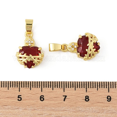 Латунные микро проложить кубического циркония подвески KK-F900-03G-1