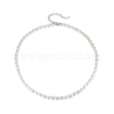 Ожерелья из стерлингового серебра и пресноводного жемчуга для женщин RY7291-3-1