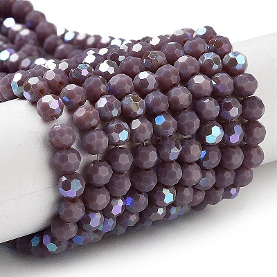 Непрозрачное стекло бисер нитей EGLA-A035-P4mm-L11-1