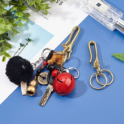 Латунный поворотный U-образный крючок KK-PH0001-42G-1