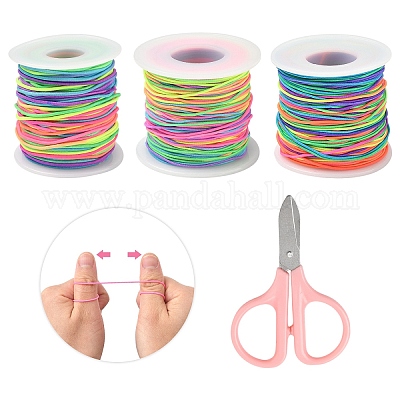 Круглый эластичный шнур из полиэстера&nbsp;EC-YW0001-02A-1