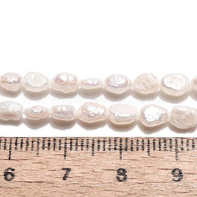 Нити из натурального культивированного пресноводного жемчуга PEAR-N014-03H-01-1