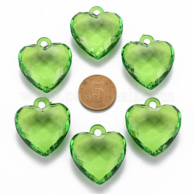 Прозрачные акриловые подвески&nbsp;TACR-T024-03B-925-1