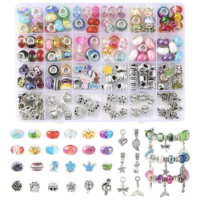 Наборы для самостоятельного изготовления латунных браслетов в европейском стиле DIY-FS0010-09-1