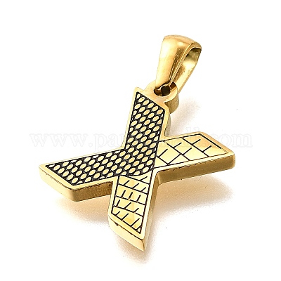 Подвески из нержавеющей стали 304 золотистого цвета STAS-K300-01G-X-1