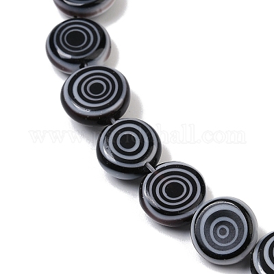 Бусы лэмпворк ручной работы LK-R004-49A-1