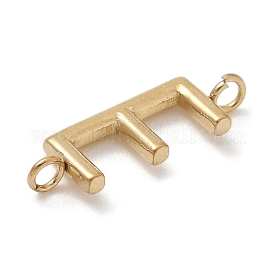 Подвески-буквы из нержавеющей стали 304 STAS-M108-01G-05-1