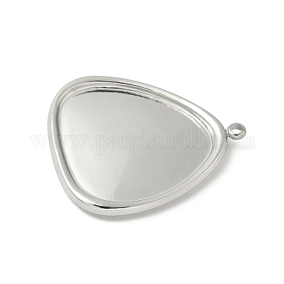 Кабошоны для подвесок из нержавеющей стали 304 для эмали STAS-L293-03P-1