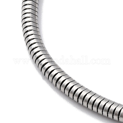 201 браслет-слайдер из нержавеющей стали со змеиной цепочкой для женщин STAS-D301-09P-1