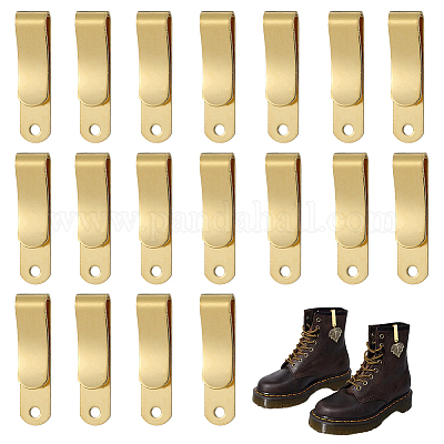 20 шт. латунные зажимы для галстука&nbsp;KK-SC0007-10C-1