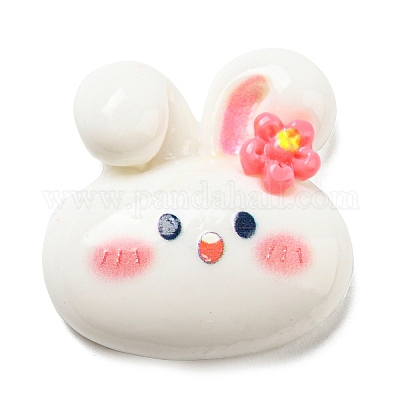 Мультяшные непрозрачные кабошоны из смолы CRES-P025-C06-1