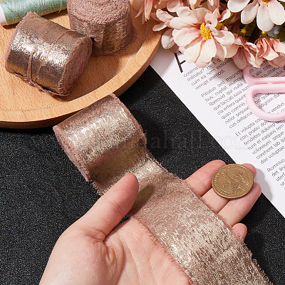 Односторонняя полиэфирная потертая лента горячего тиснения длиной 4.5 м. OCOR-WH20003-08B-1