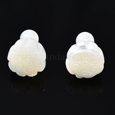 Бусины из натуральных трохоидных/трохус ракушек SSHEL-N032-39-1