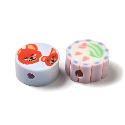 Бусины из полимерной глины  CLAY-E001-01A-1