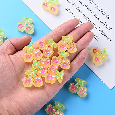 Прозрачные акриловые бусины X-MACR-S374-04B-01-1