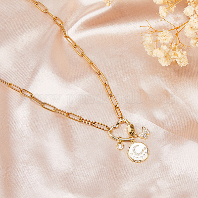 Латунные подвески в виде бабочки NJEW-HS00017-1