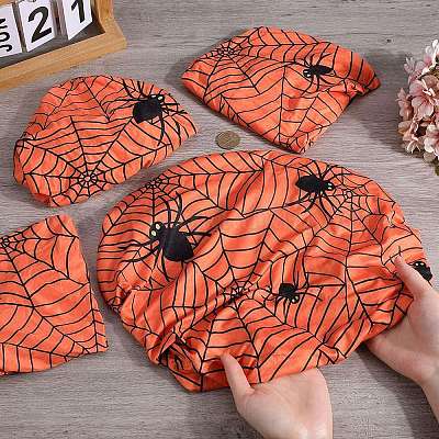 Чехол на стул из полиэстера на Хэллоуин AJEW-WH20005-15B-1