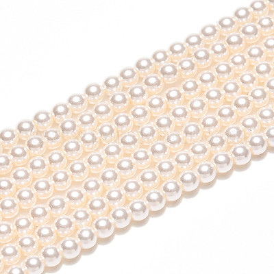 Выпечка из окрашенного перламутрового стекла жемчужные бусинки HY-N002-2mm-A11-1