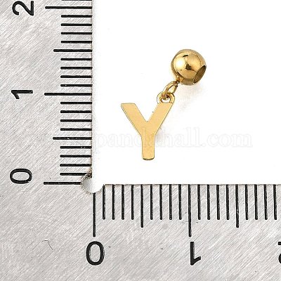 Подвеска со стразами из нержавеющей стали 304 STAS-H202-50G-Y-1