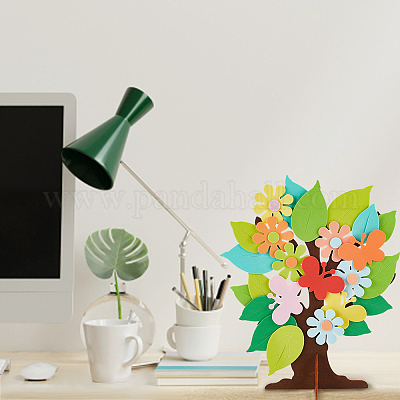 4 пакетик набор наклеек из вспененного eva в виде бабочки DIY-OC0010-71-1