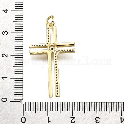 Латунные микро проложить кубического циркония подвески KK-Z100-26G-1