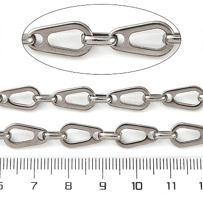 Цепи каплевидной формы из нержавеющей стали 304 CHS-S012-09P-1