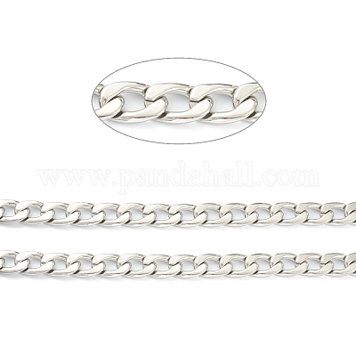 Устойчивые к потускнению кубинские звенья из нержавеющей стали 304 STAS-B020-07P-1