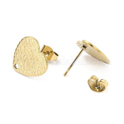 Ионное покрытие (ip) 304 нержавеющая сталь гвоздики фурнитура для сережек STAS-I183-08B-G-1