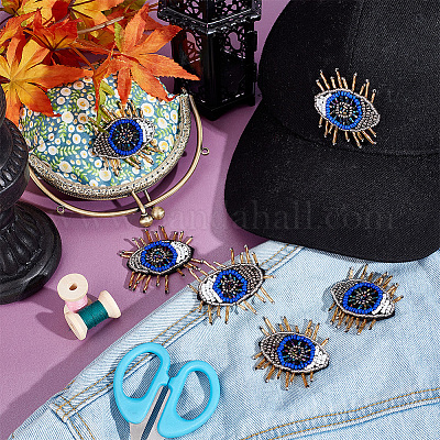 Заплатки из войлочной ткани от сглаза PATC-WH0007-13-1