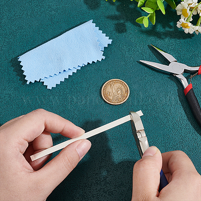 1 шт. 999 тонких серебряных плоских проволоки из стерлингового серебра STER-BC0002-30-1