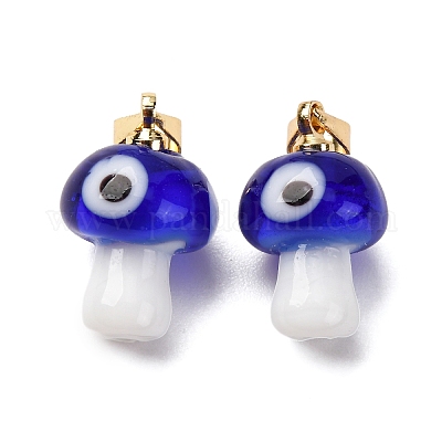 Подвески лэмпворк ручной работы LAMP-S069-06G-04-1