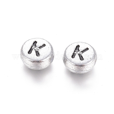 Акриловые бусины с серебряным покрытием X-MACR-PB43C9070-K-1