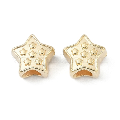 Ccb пластиковые бусины с большими отверстиями CCB-D278-11G-1