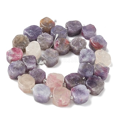 Натуральный сливовый цвет турмалиновый бисер пряди G-I394-D18-1