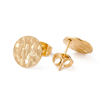 Фурнитура для сережек-гвоздиков из нержавеющей стали 304 STAS-G270-02G-01-1