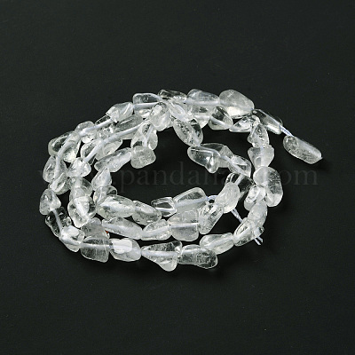 Естественный зеленый кварцевые нити бисера G-P497-01C-67-1