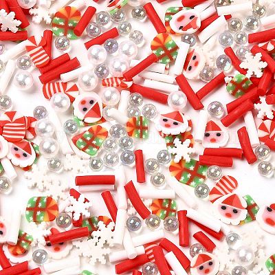 Рождественская тема ручной работы из полимерной глины кабошоны CLAY-Q004-27A-1